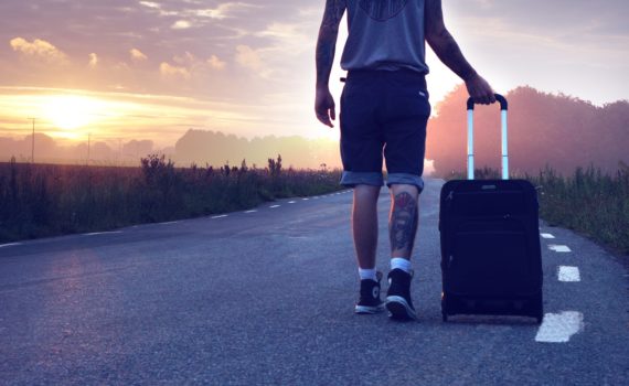 moving away